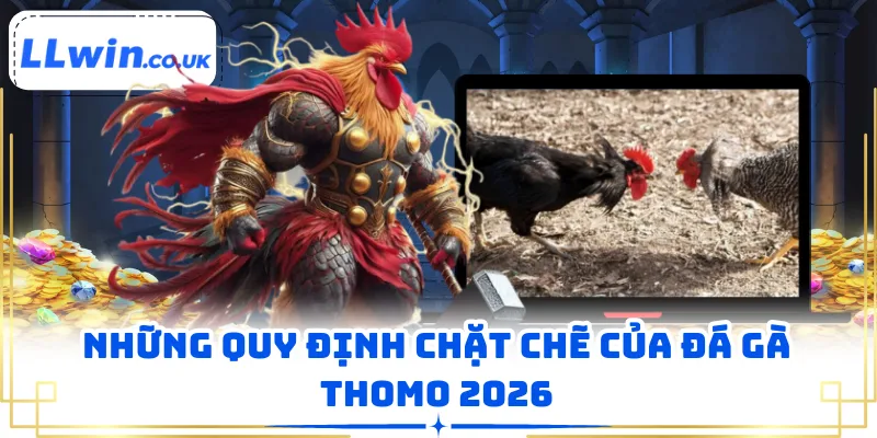 Những quy định chặt chẽ của đá gà thomo 2026